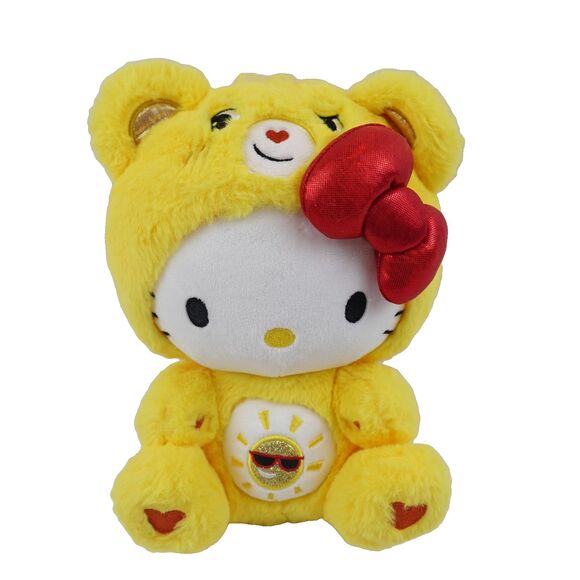 Hello Kitty Care Bear Funshine Yellow Plush Stuffed Animal Soft Gifts Christmas - Picture 1 of 15
